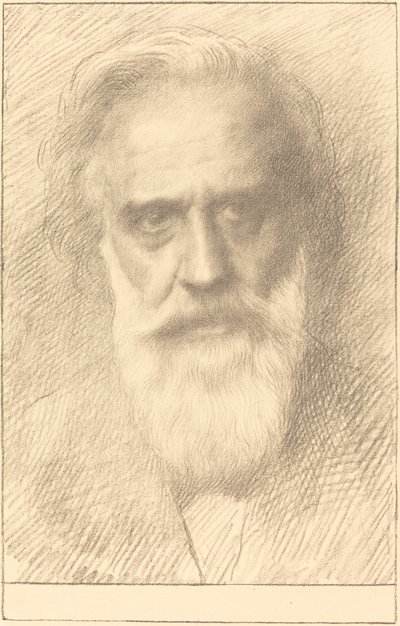 Selvportrett. av Alphonse Legros