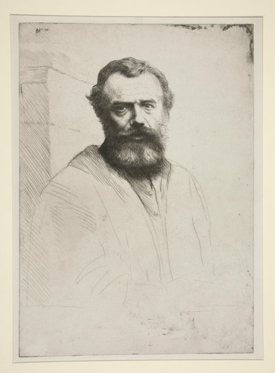 Selvportrett av Alphonse Legros