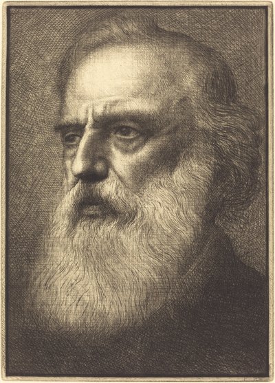 Selvportrett, 4. plate. av Alphonse Legros