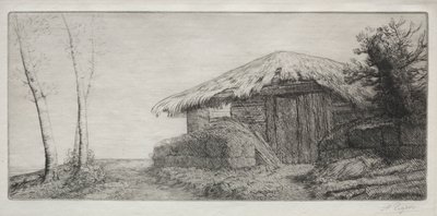 Sauefjøs på Bakken av Alphonse Legros