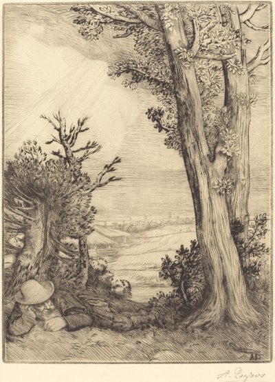Siesta på landet Siesta på landet. av Alphonse Legros