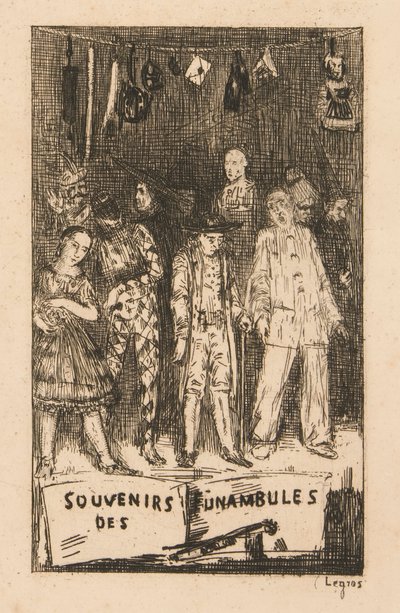 Minner om funambulistene av Alphonse Legros