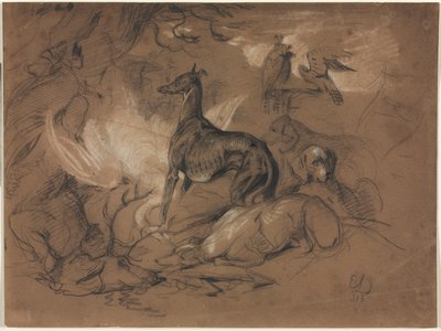 Studier av dyr av Alphonse Legros