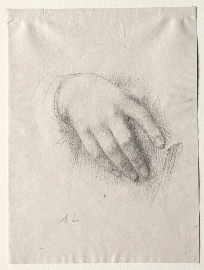 Studie av hender av Alphonse Legros