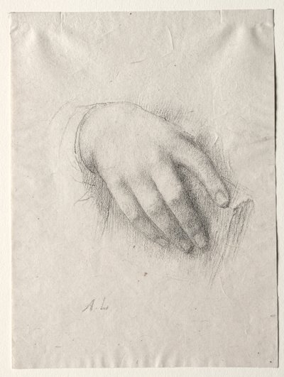 Studie av hender. av Alphonse Legros