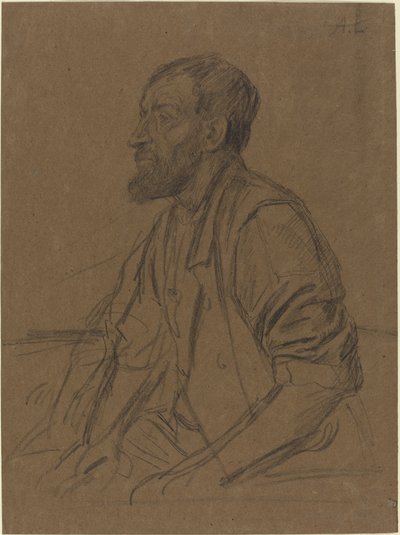 Studie av en arbeider av Alphonse Legros