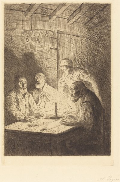 De fattiges middag av Alphonse Legros