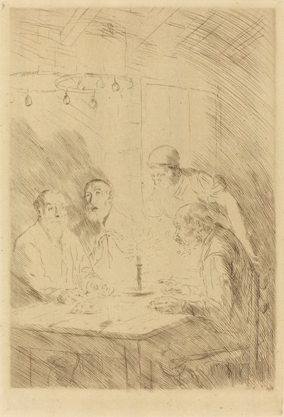 De fattiges middag av Alphonse Legros