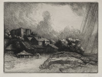 Abbey Farm av Alphonse Legros