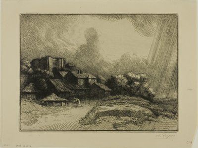 Klostergården av Alphonse Legros