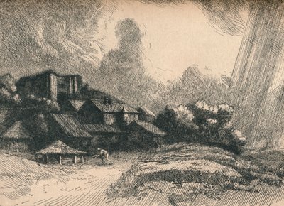 The Abbey Farm, c1893 av Alphonse Legros