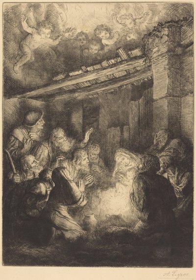 Hyrdenes tilbedelse av Alphonse Legros