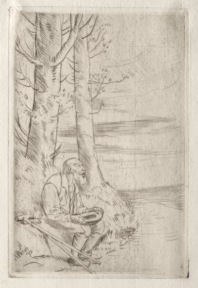 Den blinde tiggeren av Alphonse Legros