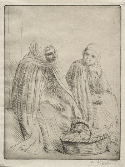 Egghandlernes 1. tallerken. av Alphonse Legros