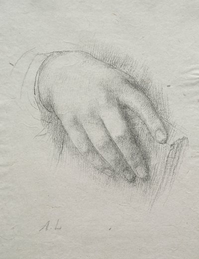 Hånden til Nora E. Legros av Alphonse Legros
