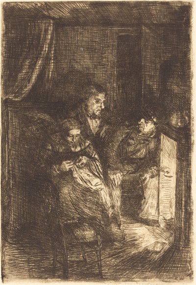 The Hearth (Le foajeen) av Alphonse Legros