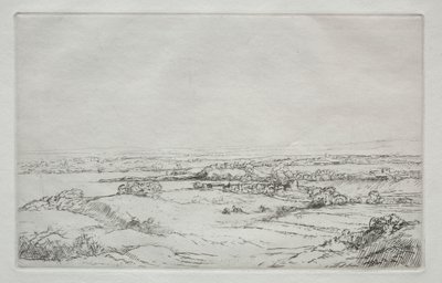 Engen nær innsjøen (La Plaine Près Du Lac) av Alphonse Legros