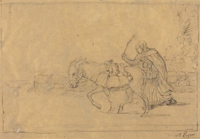 Melkejenta i Boulogne av Alphonse Legros