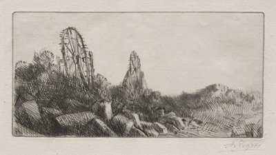 De gamle steinbruddene i Montrouge. av Alphonse Legros