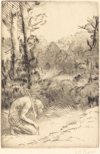The Prodigal Son, 2. plate The Prodigal Son. av Alphonse Legros