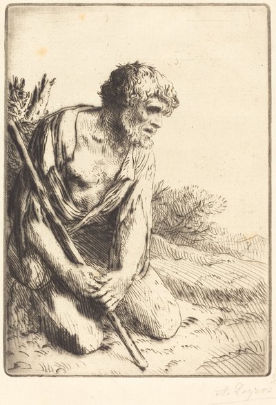 The Prodigal Son, 3. plate The Prodigal Son. av Alphonse Legros