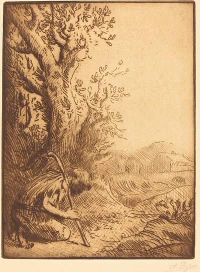 The Prodigal Son, 4. plate The Prodigal Son. av Alphonse Legros