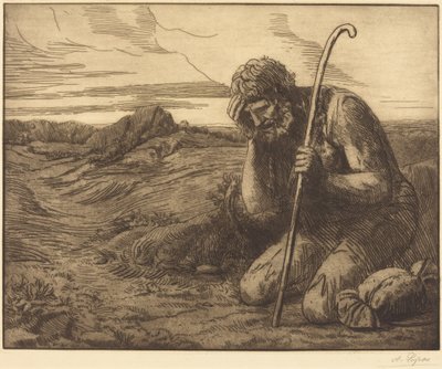 Den fortapte sønn, 6. blad («Det fortapte barnet») av Alphonse Legros