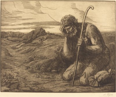 The Prodigal Son, 6. plate The Prodigal Son. av Alphonse Legros