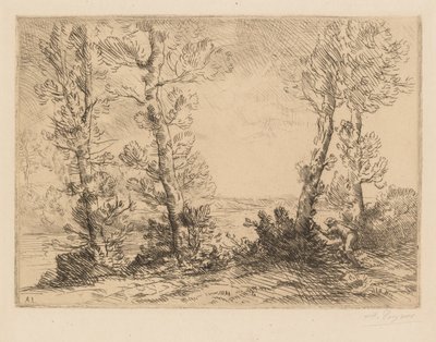 Laksefiskeren Laksefiskeren, ca. 1880. av Alphonse Legros