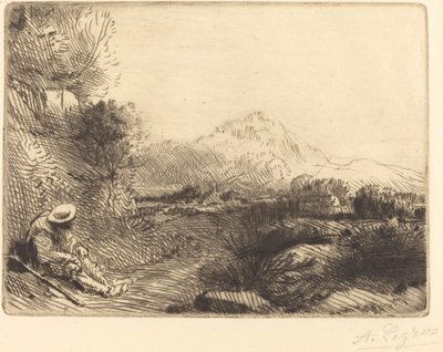 Reisende hviler av Alphonse Legros