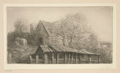 Et gammelt vertshus av Alphonse Legros