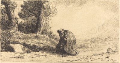 Vagabond beveger seg langs en bane En Vagabond beveger seg langs en bane. av Alphonse Legros