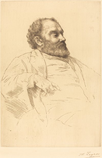 Val Prinsep, R.A. av Alphonse Legros