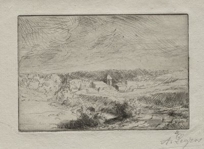 Landsbyen Wimille, nær Boulogne av Alphonse Legros
