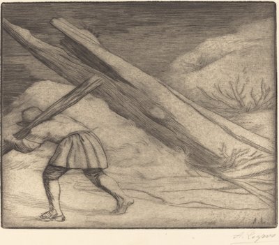 Vinter, 1. plate av Alphonse Legros