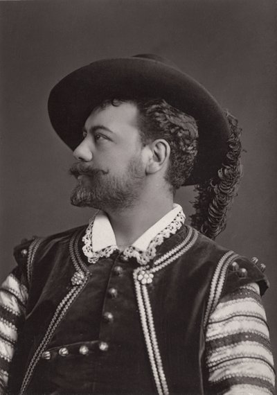 Portrett av Victor Maurel (1848-1923) Fransk baryton som Don Giovanni av Mozart - fotografi av Alphonse Justin Liebert (1827-1914) av Alphonse Liebert