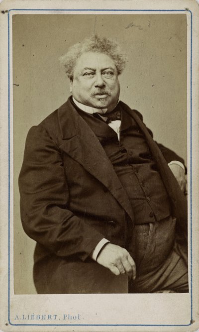 Forfatteren Alexandre Dumas far 1802-1870, 1870. av Alphonse Liebert