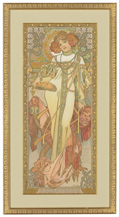 Fire årstider: Høst, 1900 av Alphonse Mucha