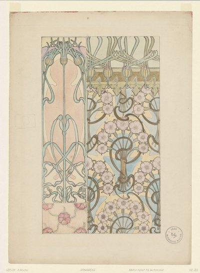 Ornament av Alphonse Mucha
