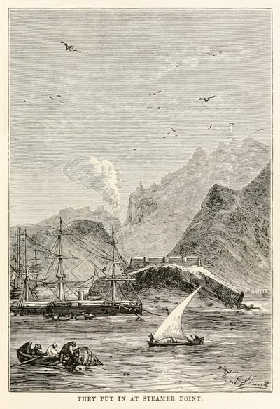 De satte inn på Steamer Point, fra 