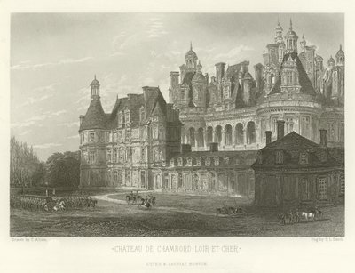 Chateau de Chambord-Loir-et-Cher av Alphonse Marie de Neuville