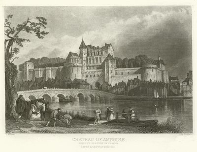 Chateau de Amboise av Alphonse Marie de Neuville