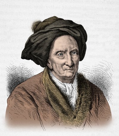 Portrett av Bernard Le Bouyer de Fontenelle (gravering) av Alphonse Marie de Neuville