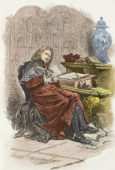 Portrett av kardinal Dubois (gravering) av Alphonse Marie de Neuville