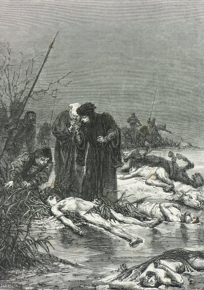 Liket av Karl Temeraire blir funnet etter slaget ved Nancy av Alphonse Marie de Neuville