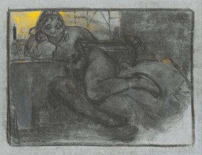 Absinth (studie av en kvinne) av Alphonse Mucha