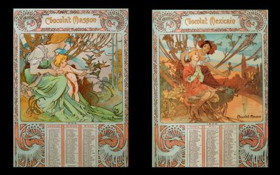 Masson sjokolade av Alphonse Mucha