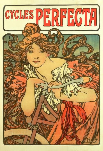 Cycles Perfecta av Alphonse Mucha
