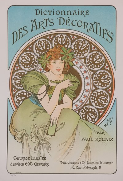 Ordbok for dekorativ kunst, 1902. av Alphonse Mucha