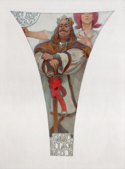 George av Podebrady, 1911 av Alphonse Mucha